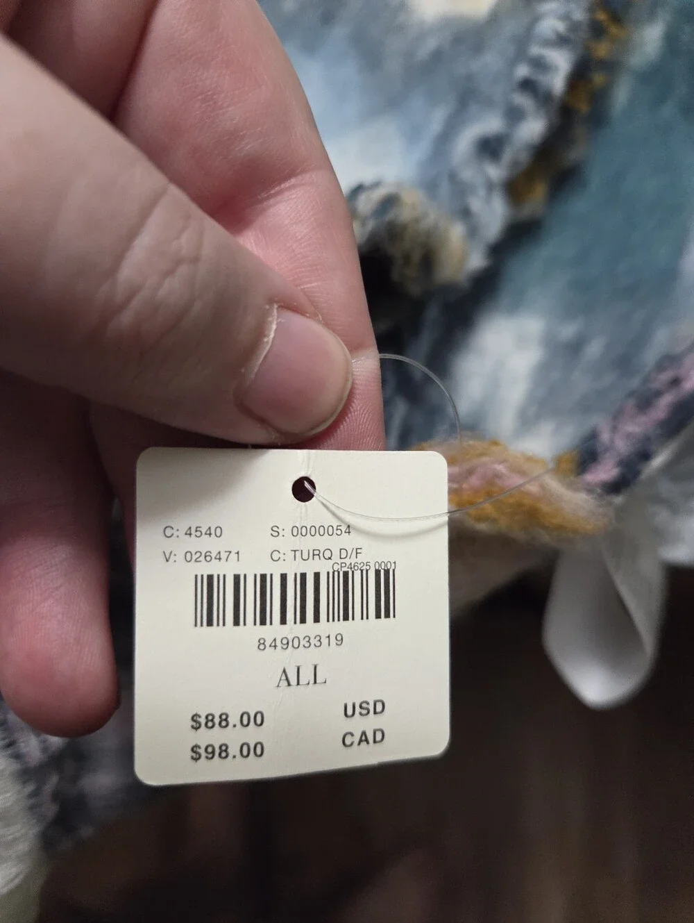 Anthropologie Brushed Wool Throw Blanket 50x60